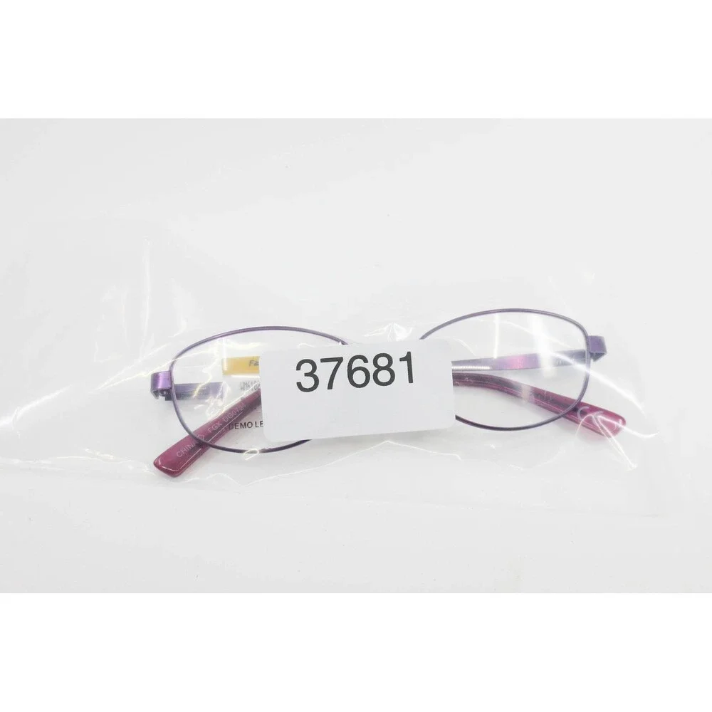 Fashion Collection WM6102 PRP Purple Oval Eyeglass Frames 53-17-140 Metal New